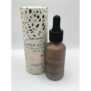 Tan-Luxe Super Gloss Illuminating Bronzing Drops 1oz NIB
